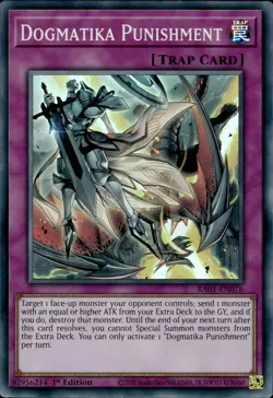 Dogmatika Punishment - Super Rare 1st Edition RA01-EN076 - NM - YuGiOh - Image 1
