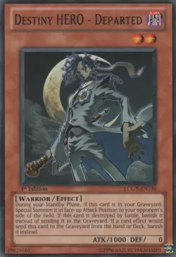 Destiny HERO - Departed - LCGX-EN136 - Common - 1st Edition - Lightly Played - L - Image 1