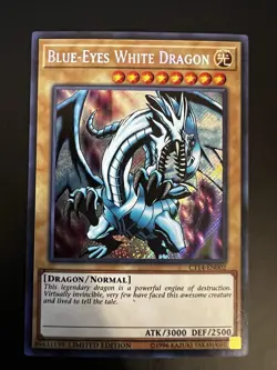 Yu-Gi-Oh! Blue-Eyes White Dragon CT14-EN002 Secret Rare 2017 Konami - Image 1
