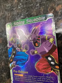Beerus | Sibling Squabble PRERELEASE Foil Dragon Ball Super Card Game | NM - Image 5