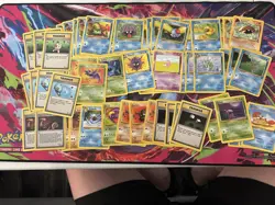 1999 Vintage Pokemon Fossil Card Lot of 61 Common NM-LP - Image 1