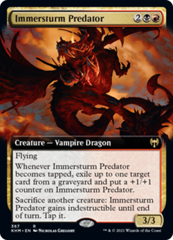 Immersturm Predator (Extended Art) Kaldheim NM Extended / Full Art CARD ABUGames - Image 1