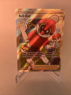 Ball Guy 065/072 Shining Fates NM Full Art Ultra Rare Pokemon Card - Image 1