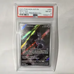 Pokemon Mewtwo 052 PSA 8 Scarlet & Violet Promo Holo Card 2023 - Image 1