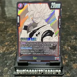 Son Goku SB02-004 Foil Manga Booster 02 Dragon Ball Super Card Game | NM - Image 1