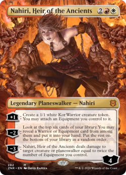 Nahiri, Heir of the Ancients (Borderless) FOIL Zendikar Rising PLD CARD ABUGames - Image 1