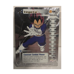 Score Vegeta Effect Dragon Ball Z CCG Foil Card 195 Vintage 2000 English - Image 1