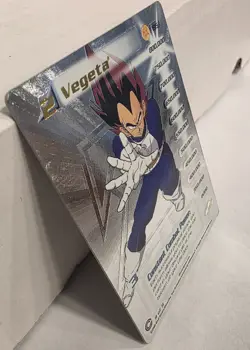 Score Vegeta Effect Dragon Ball Z CCG Foil Card 195 Vintage 2000 English - Image 4