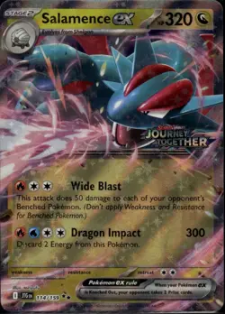 Salamence ex - (Journey Together Stamped) Holo Double Rare Miscellaneous Cards & - Image 1