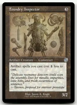 Foundry Inspector (Schematic) #79 (NM) Brothers' War BRR Magic MTG - Image 1