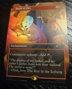MTG Braid of Fire (2307) (Rainbow Foil) Secret Lair Drop Foil - Image 1