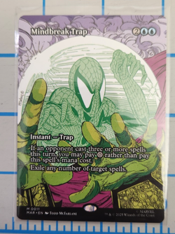 Mindbreak Trap #11 Borderless Mythic (NM) Marvel Spider-Man Eternal, MTG - Image 1