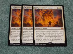 MTG Restoration Seminar x3 Mythic SOS NM S&H - Image 1