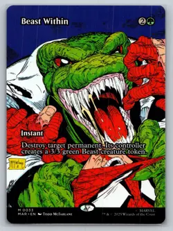 Beast Within (Borderless) Marvel Universe Eternal-Legal Regular - Image 1