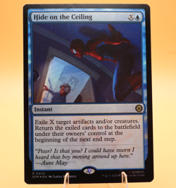 Hide on the Ceiling | #32 | Rare | Foil | MTG SPM | See Store Sales - Image 1