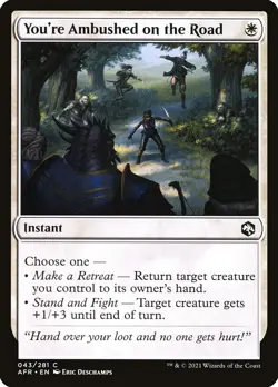 You're Ambushed on the Road | #43 | AFR | MTG | Regular | LP - Image 1