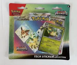 Pokemon TCG Prismatic Evolutions Tech Stickers & Poster Collection Bundle Sealed - Image 4