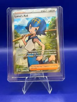 Pokemon TCG Lana's Aid Trainer Sv06 Twilight Masquerade Holo Card 207/167 - Image 1