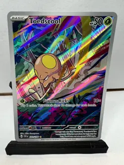 Toedscool 201/198 IR - SV01: Scarlet & Violet Base Set Holo Pokemon TCG - NM - Image 1