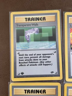 1st Edition Pokemon TCG Trainer Cards Lot Of 6 NM - Image 2
