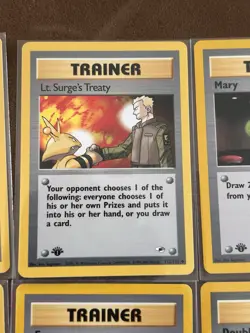 1st Edition Pokemon TCG Trainer Cards Lot Of 6 NM - Image 3