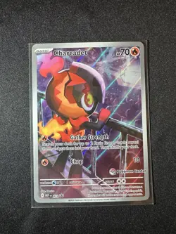 Pokemon TCG Charcadet Promo Card Pokemon Center Stamp - Image 1