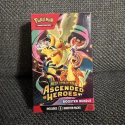 Pokemon Mega Evolution Ascended Heroes Booster Bundle 6 Packs - Image 1