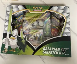 Pokemon TCG Galarian Sirfetch'd V Box 820650807374 - Image 1