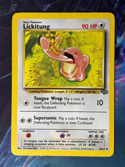 Lickitung 38/64 - Jungle Set - Uncommon - Vintage WOTC Pokemon - Image 1