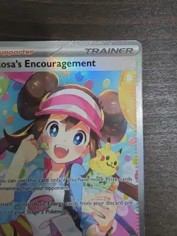 Rosa's Encouragement 123/088 SIR Perfect Order Pokemon Card Full Art Trainer - Image 4
