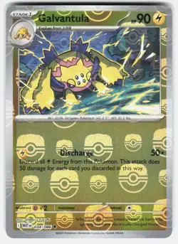 Galvantula (Master Ball Pattern) 034/086 Uncommon White Flare Pokemon LP - Image 2