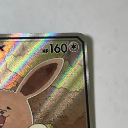 2019 Pokemon Sun & Moon Promo SM233 Eevee GX Holo Full Art Light Play LP - Image 3