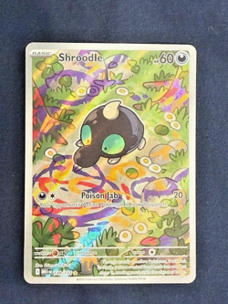 Shroodle 149/132 Illustration Rare Pokemon Mega Evolution Holo NM - Image 1
