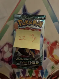 Heavy! Over 22.19 Gram Pokemon Journey Together Booster Pack Sealed - Image 2