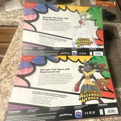 Pokemon Mega Evolution Ascended Heroes Poster Box Mega Lucario & Gardevoir - Image 2