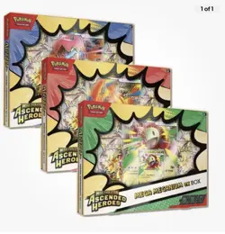 Pokemon TCG Ascended Heroes EX Box 3-Pack (Costco Exclusive Bundle) – NEW ✅ - Image 1