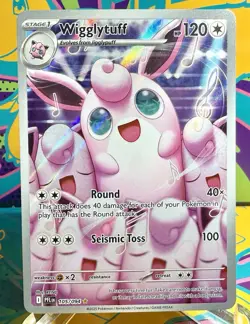 Pokemon Phantasmal Flames PFL EN Wigglytuff 105/094 IR NM Illustration Rare - Image 1