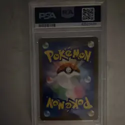 Pokemon Eiscue ex 020/108 SV3 Ruler Black Flame Holo Double Rare PSA 10 Japanese - Image 2