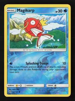 Magikarp 32/147 Reverse Holo Pokemon TCG SM - Burning Shadows MP - Image 1