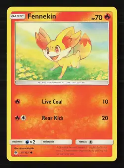 Fennekin (15) 15/131 Pokemon TCG SM - Forbidden Light MP - Image 1