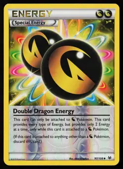 Double Dragon Energy 97/108 Reverse Holofoil Pokemon TCG XY - Roaring Skies MP - Image 1