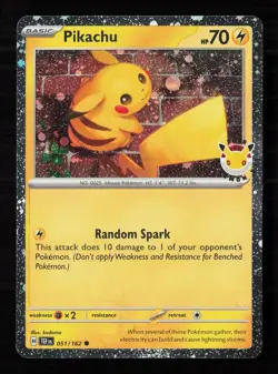 Pikachu (Pokemon Day 2026) 051/162 Holo Pokemon TCG MCAP LP - Image 1