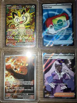 Pokemon TCG Meowth SIR 121/088 Perfect Order Lot! 4 Cards Included 🔥 - Image 1