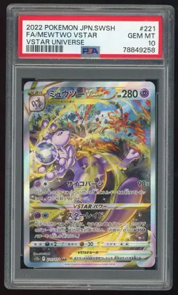 💎 PSA 10 Alt Art Mewtwo Vstar Japanese Vstar Universe 221/172 Pokemon TCG 💎 - Image 1
