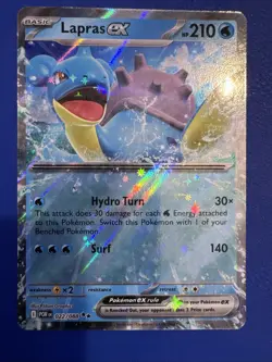 Lapras Ex 22/88 Double Rare Holo Card - Pokemon Perfect Order Near Mint - Image 1