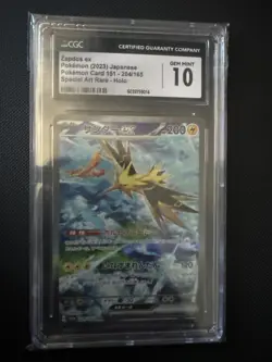 Zapdos ex 204/165 Sv2a: Pokemon Card 151 Holo (Japanese) - Image 1