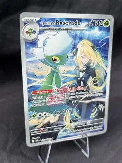 Cynthia’s Roserade 184/182 IR Destined Rivals Pokemon Card NM/M - Image 3