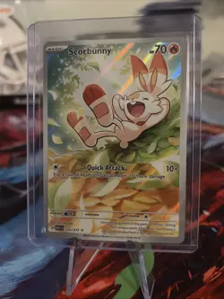 Scorbunny Full Art 225/217 Ascended Heroes Pokemon TCG Illustration Rare NM/M - Image 1