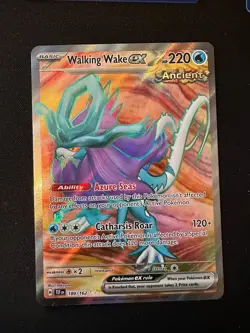 Pokemon - Walking Wake ex - 189/162 - SV Temporal Forces - Full Art Card - Image 1
