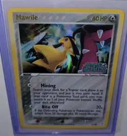 2006 Pokemon MAWILE ex Crystal Guardians Reverse Holo 9/100 holigraphic - Image 1